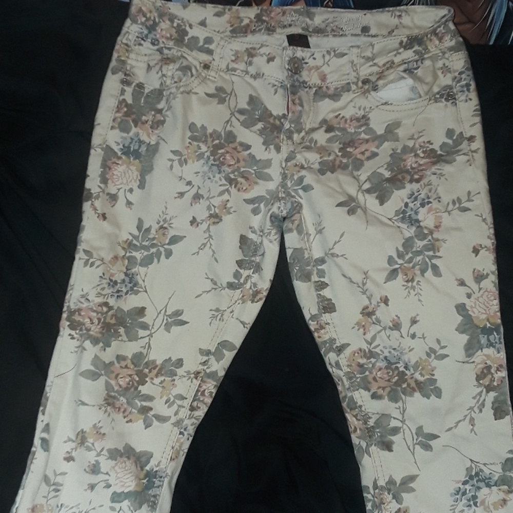 Floral Jeans